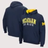 University of Michigan Wolverines Pullover Navy Blue Hoodie