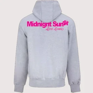 Zara Larsson Hibiscus Flower Hoodie Grey