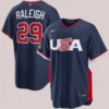Unisex USA Baseball Cal Raleigh Nike White 2026 World Baseball Classic Home Stadium Jersey Navy Blue