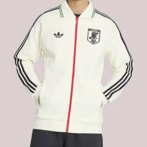 2026 Team Japan adidas Away Anthem White Jacket