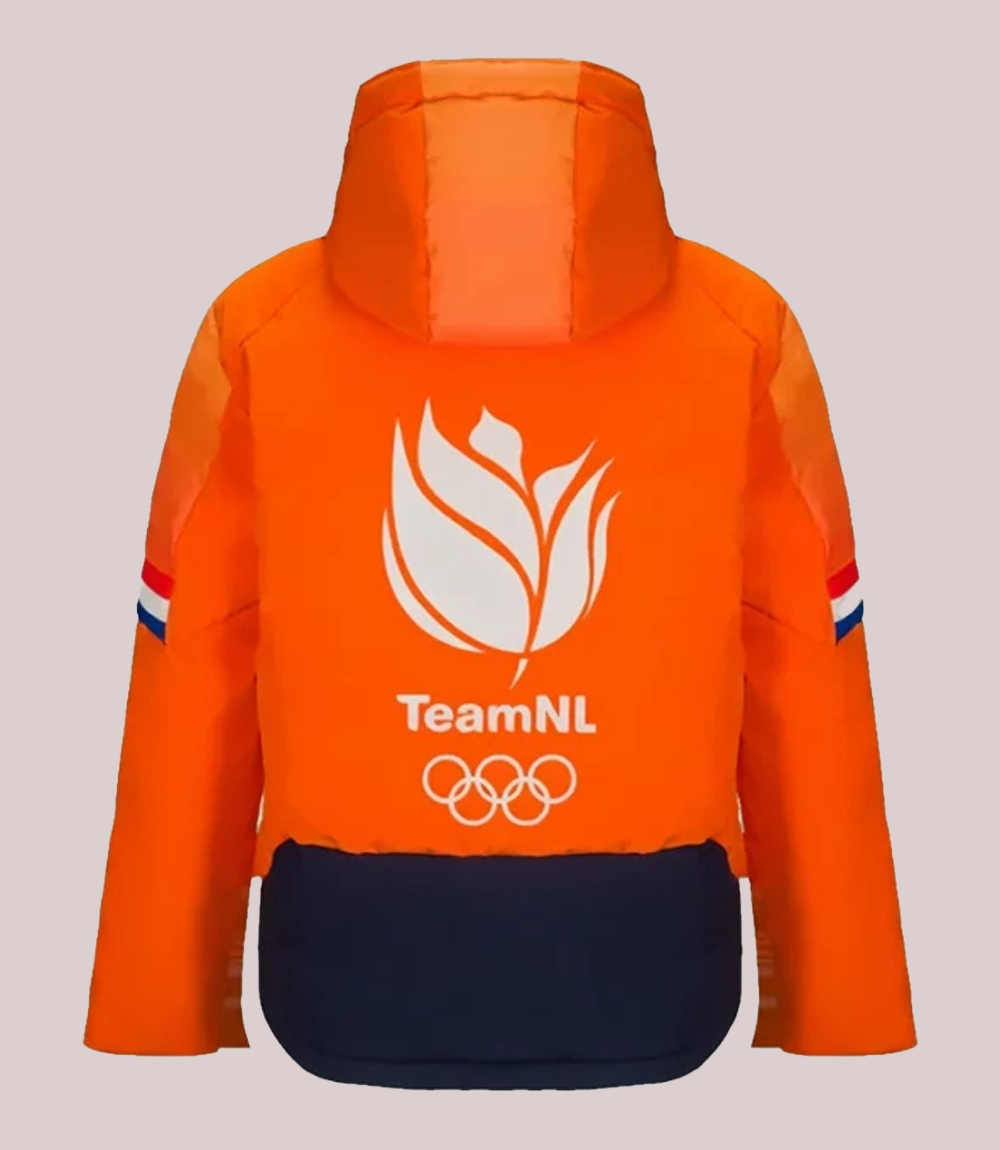 Winter Olympics 2026 Team Netherlands Opening Ceremony Orange Hooded Jacket