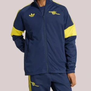 2026 Arsenal adidas Lifestyler Full-Zip Navy Blue Track Jacket For Unisex