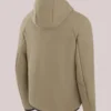 Atlanta Braves Nike Tech Fleece Raglan Full-Zip Windrunner Tan Hoodie