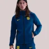 Nike Special Edition Full-Zip Barcelona Tech Fleece Blue Jacket