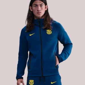 Nike Special Edition Full-Zip Barcelona Tech Fleece Blue Jacket