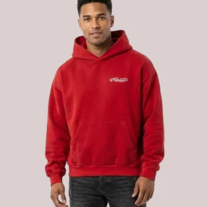 Shop Born x Raised San Francisco 49ers Fine Line Hoodie Scarlet For Unisex
