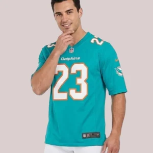 Jeff Wilson Jr. Miami Dolphins Aqua Jersey