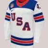 Team USA Quinn Hughes Nike US Hockey White Jersey