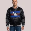 Shop CM Punk Black Bomber Jacket