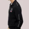 Shop Cadillac F1 Team x Tommy Hilfiger Black Full-Zip Track Jacket