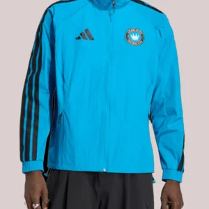 Charlotte FC adidas 2026 Anthem Raglan Jacket Blue
