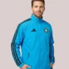 Shop Adidas 2026 Charlotte FC Anthem Zip-up Blue Raglan Jacket