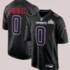 New England Patriots Christian Gonzalez Nike Super Bowl LX Patch Carbon Fashion Game Black Jersey