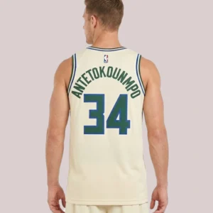 Milwaukee Bucks Cream City Jersey