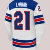Nike US Hockey 2026 Dylan Larkin Away White Replica Jersey