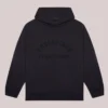 Oversized ESSENTIALS Fear of God Pullover Jet Black Fleece Hoodie