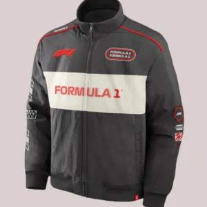 Formula 1 Fanatics Oversized​ Street Racer Overdrive Grey Track Jacket