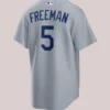 Freddie Freeman Los Angeles Dodgers Nike Grey Jersey