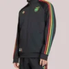 Unisex Jamaica National Team adidas Track Black Jacket