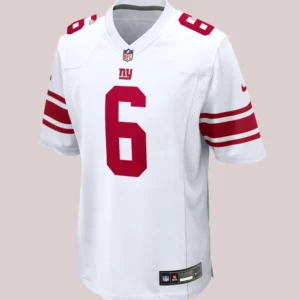Shop New York Giants Jaxson Dart Nike Game White Jersey