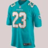 Miami Dolphins Jeff Wilson Jr. Nike Aqua Game Player Jersey