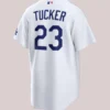 Kyle Tucker Los Angeles Dodgers Nike White Home Stadium Jersey
