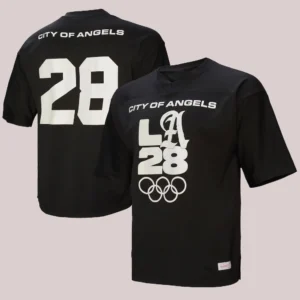 2026 City Of Angels LA28 Mitchell & Ness Black Legacy Jersey