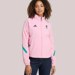 Women LFC adidas Pink Z.N.E Anthem Jacket