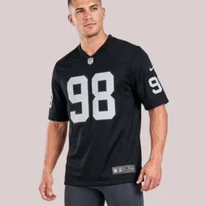 NFL Las Vegas Raiders Maxx Crosby Nike Black Jersey