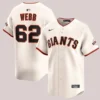 San Francisco Giants Logan Webb Nike Home Limited Player Cream Jersey