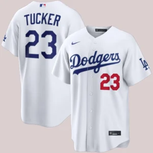 Kyle Tucker Los Angeles Dodgers Nike Home Stadium Jersey White