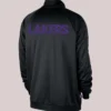 Buy Los Angeles Lakers Nike Courtside Pique Club Full-Zip Track Jacket - Black