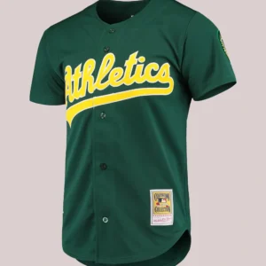 Mark McGwire Athletics Mitchell & Ness 1997 Cooperstown Collection Authentic Green Jersey