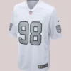 Maxx Crosby Las Vegas Raiders White Nike Jersey