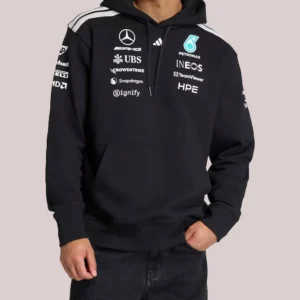 2026 Mercedes-AMG Petronas F1 Team adidas Driver Black Hoodie