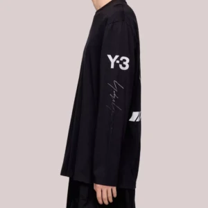 Mercedes Y-3 Chaos Logo Black Shirt