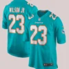 Buy Jeff Wilson Jr. Nike Miami Dolphins Aqua Game Player Jersey
