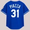 Mike Piazza Los Angeles Dodgers Mesh Batting Practice Royal Jersey