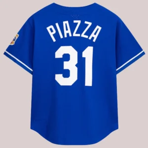 Mike Piazza Los Angeles Dodgers Mesh Batting Practice Royal Jersey