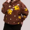 Minecraft Bee x Very Cool Pullover Hoodie Brown