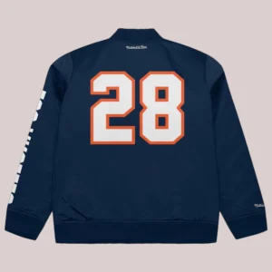 Mitchell & Ness Navy LA28 x NBA All-Star Game Satin Bomber Full-Zip Navy Jacket