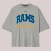 Unisex Los Angeles Rams Fear of God x NFL Oversized T-Shirt Heather Gray