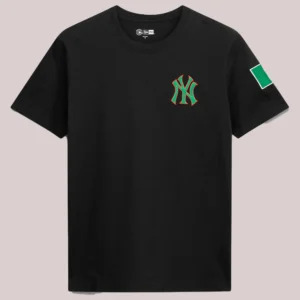 New York Yankees New Era Mexico Country Flag T-Shirt Black