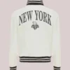 Women's New York Liberty Sportiqe French Terry Jacket Cream