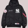 New York Yankees x Alpha Industries x New Era Bomber Black Jacket