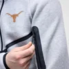Texas Longhorns Nike Tech Fleece Full-Zip Windrunner Heather Gray Hoodie