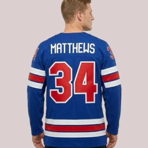 Auston Matthews Nike US Hockey 2026 Home Replica Jersey Royal Blue