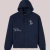 OVO x WWE Stone Cold Steve Austin Fleece Hoodie Navy