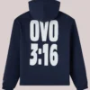 OVO x WWE Stone Cold Steve Austin 3 16 Fleece Hoodie Navy