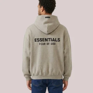 Heather Grey Pacsun Essentials Hoodie